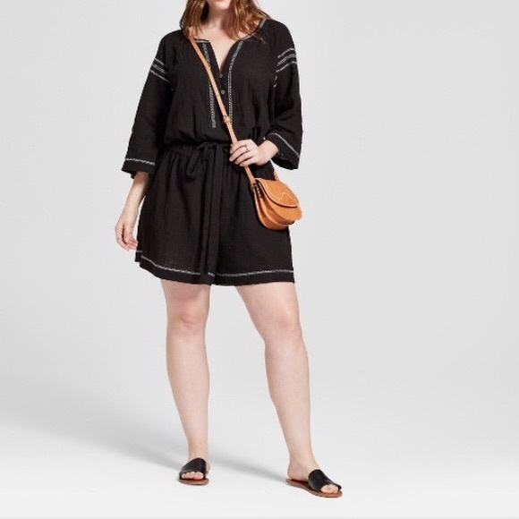 universal thread black jumpsuit